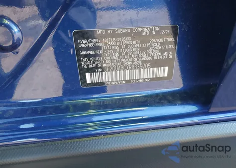 2024 Subaru Crosstrek from USA, damaged, VIN JF2GUABCXR8339705
